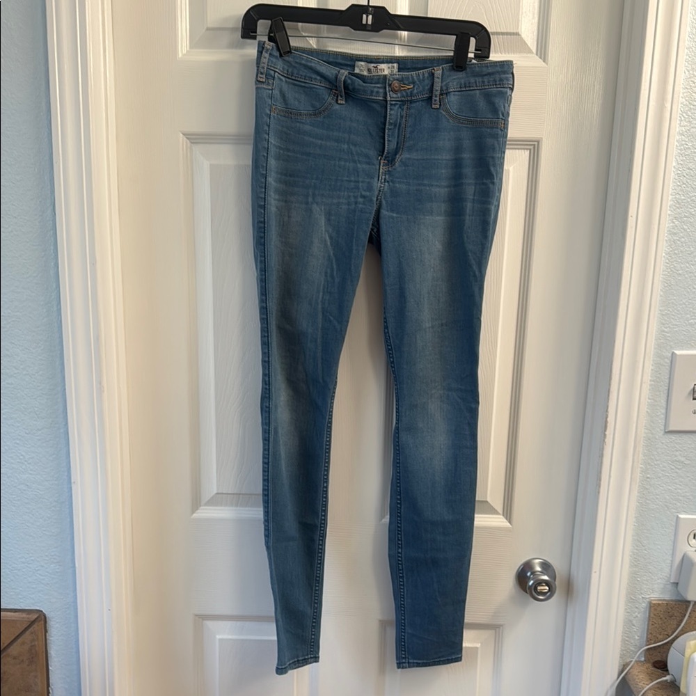 Hollister Blue Skinny Jeans Stretchy Denim
